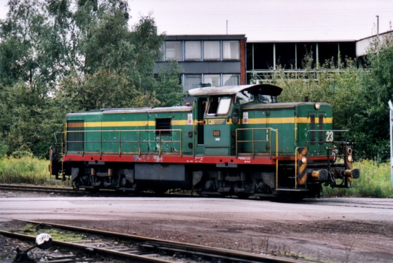 [DE 23 im Dortmunder Hardenberghafen (September 2000)]