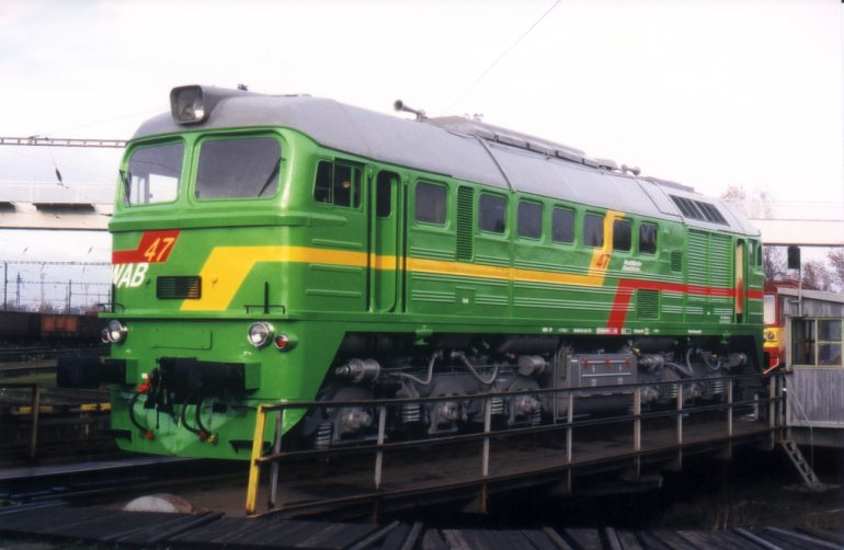 [WAB 47 (ex 781 555, als 501 verkauft) am 15.11.2000 im Depot Cheb]