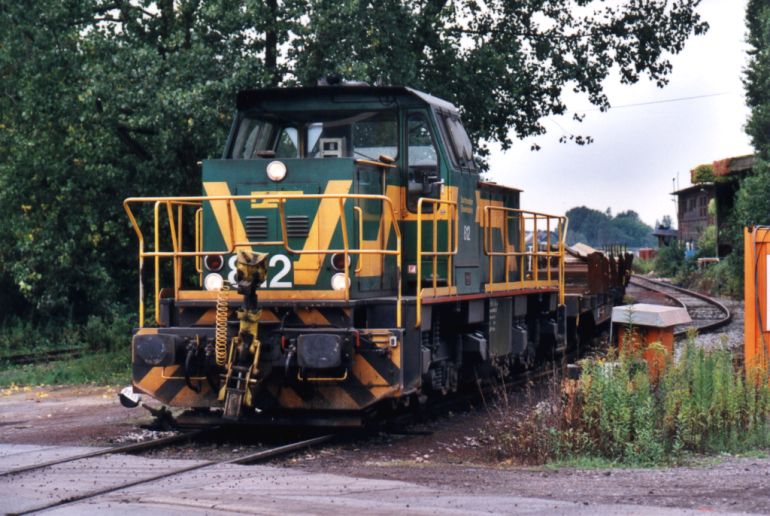 [DE 812 im Dortmunder Hardenberghafen (September 2000)]