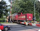 [...auf den Weg zum "Verschiebebahnhof" der Hafenbahn Leer]