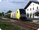 [Dispolok ER 20-001 mit Sonderzug in Lenggries]