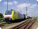 [... erstmals den Lokomotion KLV-Zug 43137 zum Brenner]