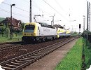 [Dispolok ES 64 P-001 überführt die an CargoServ vermieteten Dispoloks ES 64 U2-080 und -081 von Nordhausen nach Österreich]