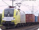 [Dispolok ES 64 U2-009 auf dem Weg nach München Riem]