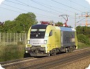 [CargoServ-Dispolok ES 64 U2 016 nahe Langwied auf Abnahmefahrt]