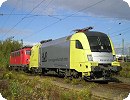 [HWB-Dispolok ES 64 U2-033 in Rheine]