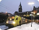 [Dispolok ES 64 U2-099 wartet auf die Rückfahrt an die dänische Grenze]