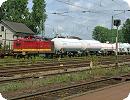 [Mittlerweile Vergangenheit: EBM Cargo-V100 im Ecco Cargo-Zubringerverkehr um Darmstadt]
