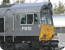 [Markante Frontansicht der "class 66"]