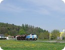 [LTE 2170.001 befrdert eine leere Wagengarnitur nach Burghausen]