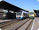 [... und VT650.55 (ganz links) der ODEG]