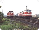 [..die Loks 206 und 207 vor dem...]