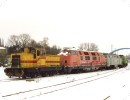 [Der Überführungszug in Ebersbach (Sachsen)]