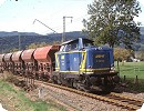 [MWB V1351 fährt ins Himmelreich bzw. den gleichnamigen Bahnhof ein]