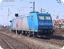 [NetLog 185 510, DEx-Zuglok, in München Pasing Gbf]