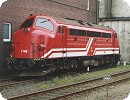 [Die in NVAG-Farben lackierte MY 1148 in Niebüll]