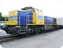 [NVAG 208 mit Containerwagen in Padborg]