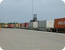[Containerwagen der NVAG in Padborg]