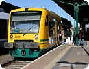 [ODEG Vt650.57 beim Halt in Parchim]