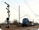 [Der berfhrungszug am Einfahrsignal des Bahnhofs Ferdinandshof ...]