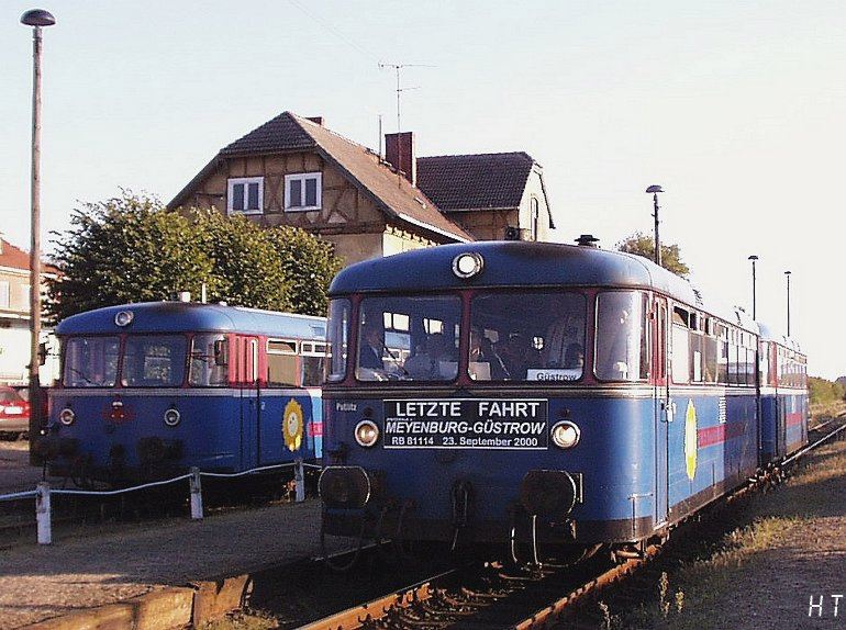 [Letzte Fahrt Meyenburg - Güstrow am 23.09. in Ganzlin]