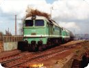 [ITL-Großdiesel stehen derzeit mit EuroRail Ölzügen im Einsatz, wie hier in Dortmund-Obereving]