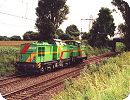 [Loks in Tarnfarben: WAB 16 und 21 in freier Wildbahn nahe Waltrop (02.08.)]