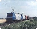 [RAG 202 und 201 mit einem Leerzug aus Lahde auf dem Rückweg ins Ruhrgebiet]