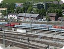 [203 503 und ihre Überführungsfahrt im Würzburger Hbf.]