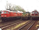 [DB Cargo 241 449, DE 32 und DB Cargo 232 281 in Bochum Nord]