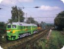 [WAB 41 und 42 zusammen mit Bremslok CD 731 046 auf Probefahrt in Nebamice]