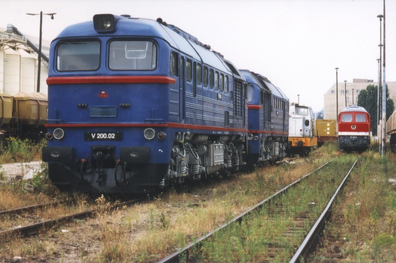 [PEG V 200.02 im August 1999 in Berlin Ostgüterbahnhof]