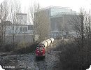 [VEB 212 299 bedient den Anschluss der Mälzerei Ireks in Kulmbach ...]