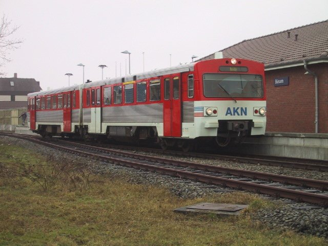 [AKN 2.36 steht an einem trüben Februartag (2001) in Büsum]