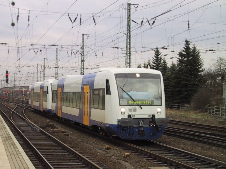 [WEG VT 446 am 08.12.2000 in Neumünster]